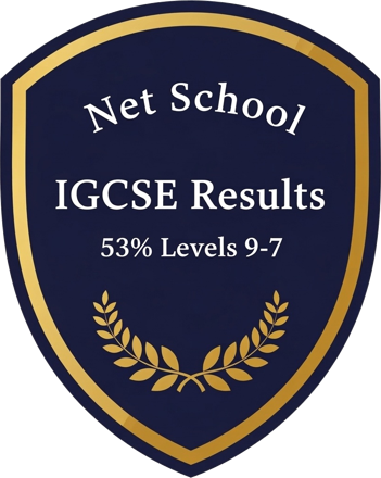 Net School IGCSE results: 53% at levels 9 to 7
