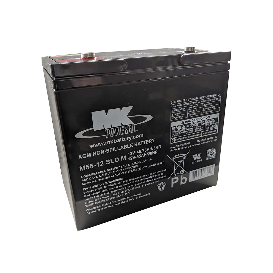 12A 55ah (M55-12 SLD M)