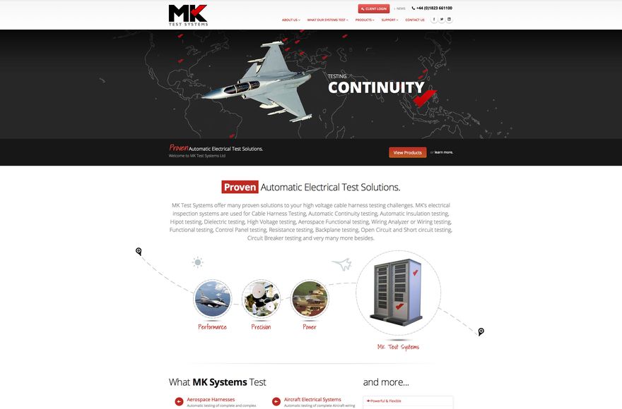 MK Systems — website designed by Mediatopia