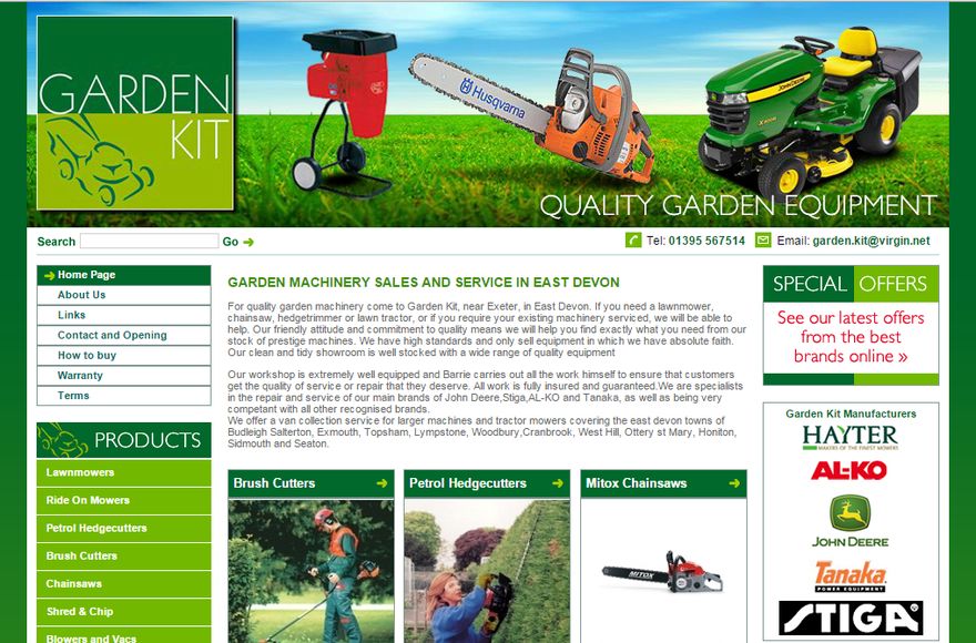 Garden Kit — website designed by Mediatopia