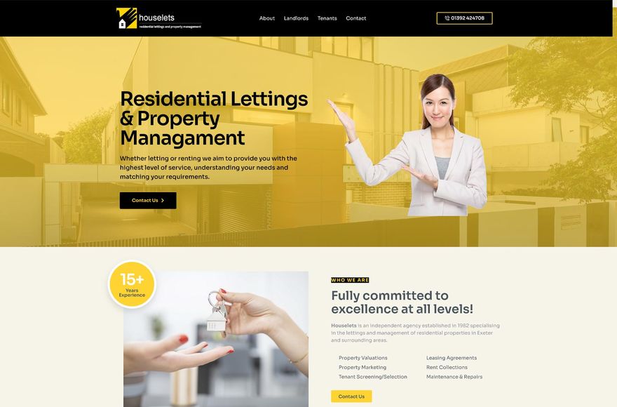 Houselets — website designed by Mediatopia