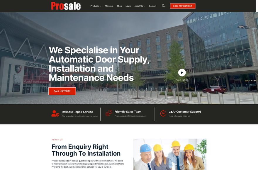 Prosale — website designed by Mediatopia