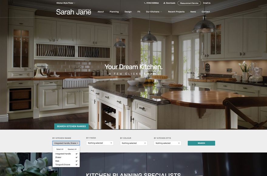 Sarah Jane Kitchens — website designed by Mediatopia