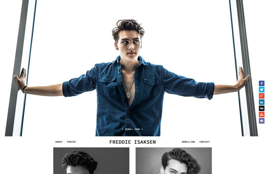 Freddie Isaksen — website designed by Mediatopia